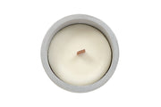 Soy Wax Cup Concrete Candle Jar - Grey