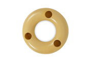 Nordic Donut Style Concrete Candle Holder - Mustard Yellow