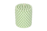 Bubble Pillar Soy Wax Scented Candle - Green (Set of 2)