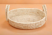Sabai Grass Oval Decorative Easter basket , 9.5"x 3"x 12" (MOQ 2)